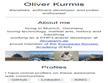Tablet Screenshot of kurmis.com